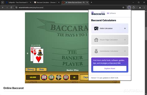 baccarat calculator|Baccarat .